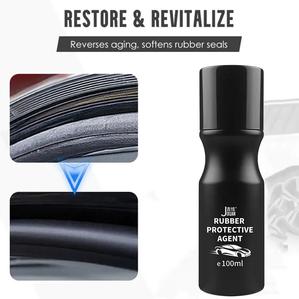 100 مللي مكيف السيارة المطاطي شريط مطاطي وكيل الصيانة عامل التليين يزيل الضوضاء المطاط الأنظف لسيارة SUV Veh P4C6 #4