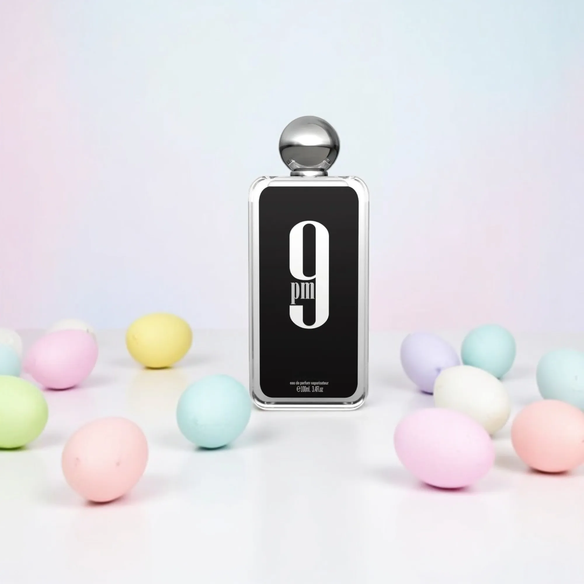 Eau De Parfum da uomo 9PM 3,4 oz / 100 ml – Profumo di ambra dolce a lunga durata, profumo unisex, regalo perfetto per Natale e Halloween