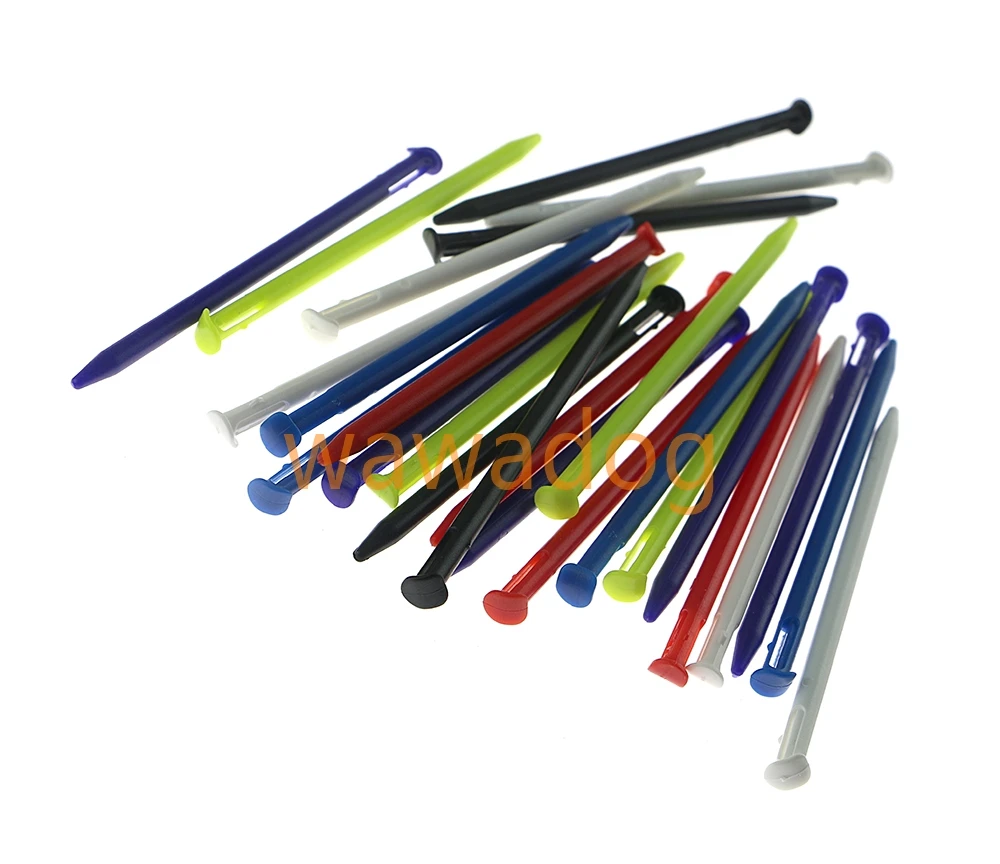 100pcs Multicolor Touch Screen Stylus Plastic Pen for New 3DS