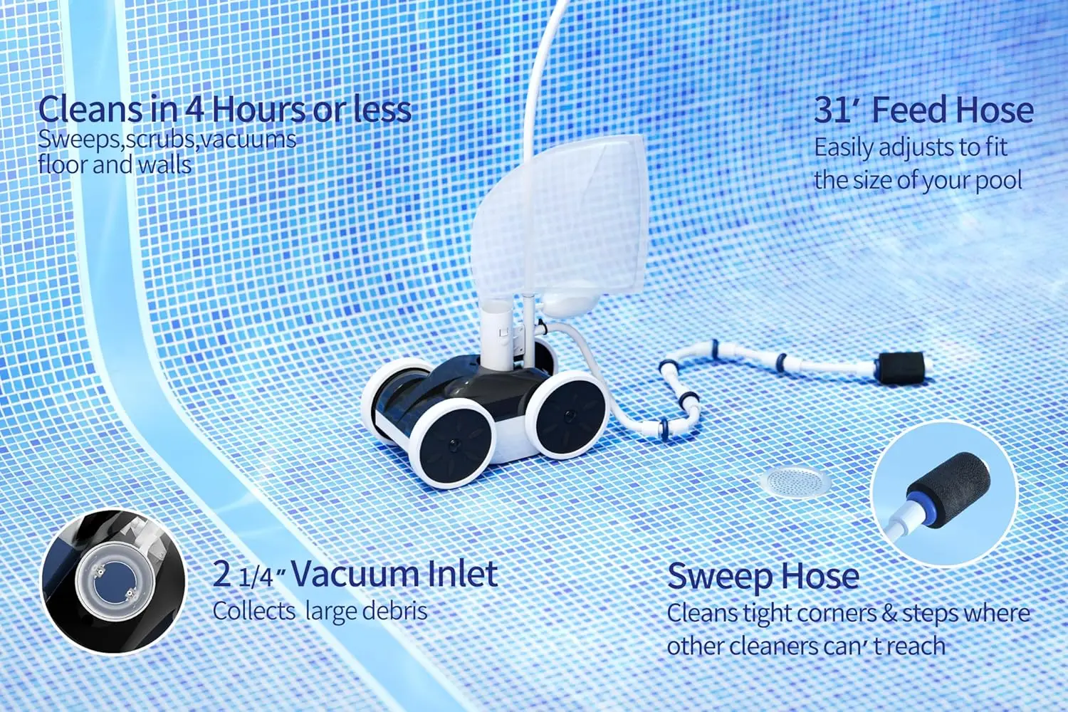 Side Sweeper: Professional Solution for Cleaning Your Swimming Pool