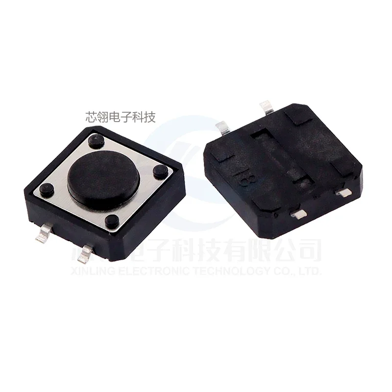 Fotografia 4: 4 pinos pcb tátil botão interruptor dip 4pin micro interruptor 12*12*4.3/5/6/7.3/8/9/10mm interruptor de chave/botão