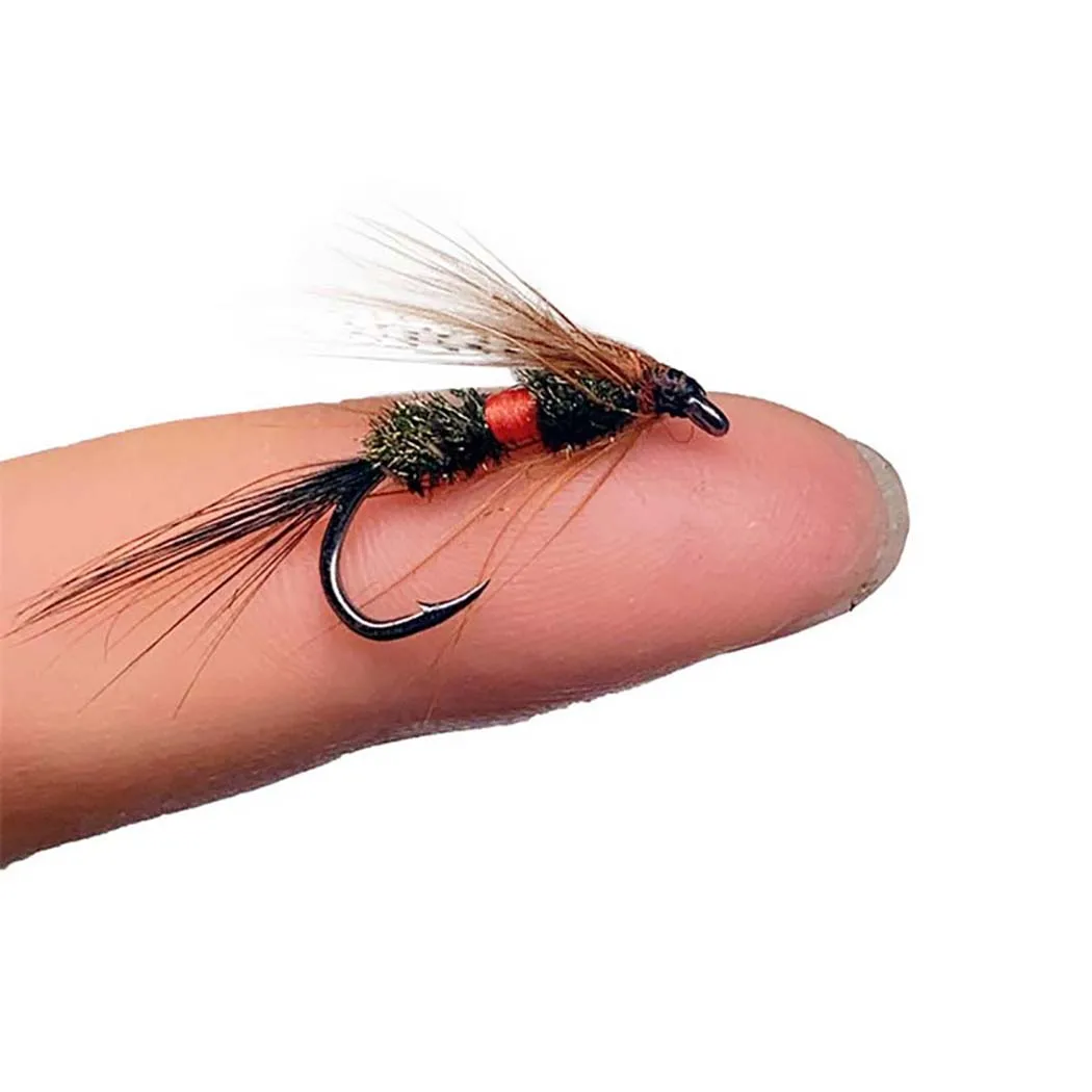 3 stück Realistische Nymphe Scud Fliegen Für Forelle Angeln Künstliche Insekten Köder Locken Simulierte Scud Wurm Angeln Locken – Detail 18