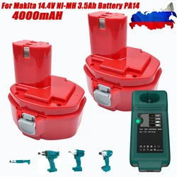 Wymiana Bateria do narzędzi Makita 14.4V 3500mAh/4000mah Ni MH narzędzia akumulatorowe akumulator Bateria PA14 1422,1420,192600-1, 628