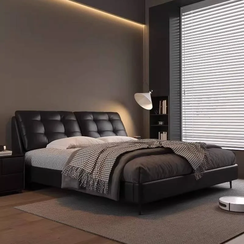 Large Frame Lamp Bed Decoration Couples Hanging Luxury Modern Bed Single Headboards Lounges Camas De Dormitorio Furniture Home