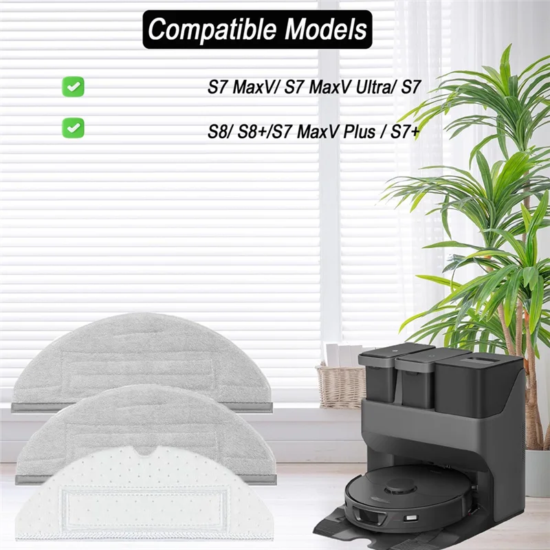 

A23F-Mop Pad For Roborock S7 Maxv, S7 Maxv Ultra, S7 Maxv Plus, S7, S7+, S8, S8+ Robot Vacuum Cleaner Accessories Part