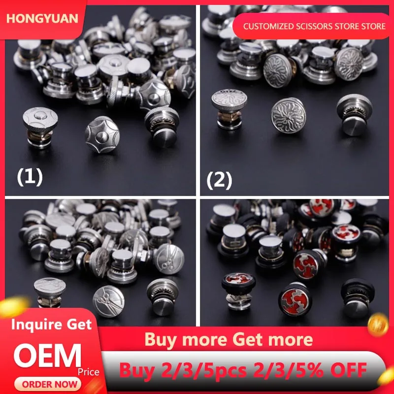 

HONGYUAN Scissor's accessories Bearing Screws for Hair Scissor 10/40PCS Caving Screws for Hair Clipper Assemble parts Mix Sizes