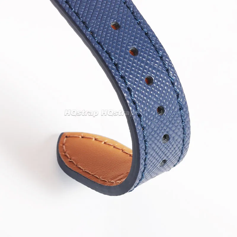 Correa de cuero de 18mm, 20mm y 22mm, correas de reloj suaves, pulsera impermeable, pulsera de liberación rápida para Seiko Band, cinturón deportivo de repuesto