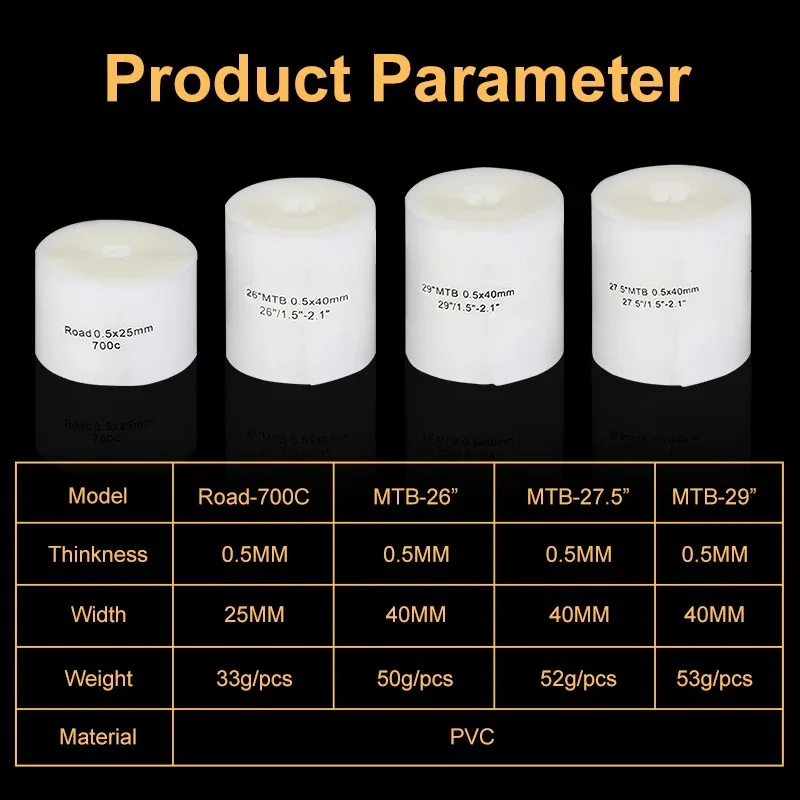 الدراجات ثقب برهان حزام 26 "29" إطار دراجة بطانة الأنبوب الداخلي حامي ل دراجة هوائية جبلية إصلاح طعنة الشريط الوسادة المساعدون