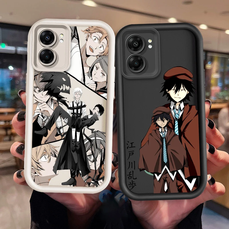 

B-Bungos S-Stray Dogs Cartoon For OPPO A98 A78 A94 A76 A74 A58 A55 4G 5G A9 A53 2020 A36 Eye Ladder Cover Capa Fundas