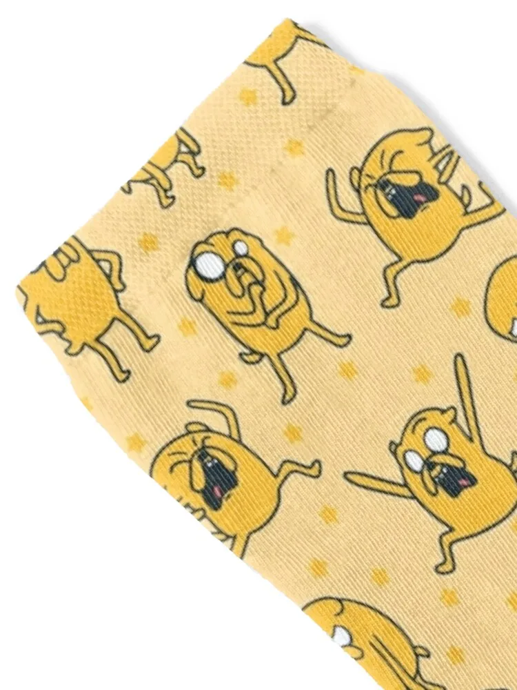 Jake Pattern (Adventure Time) Socks Novelties summer Socks For Man Women's