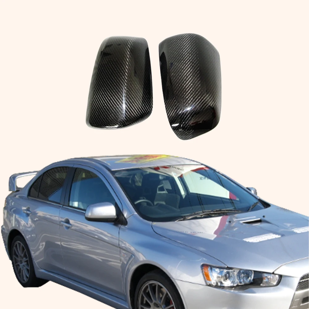 For Mitsubishi Lancer Evolution X EVO 10 CZ4A Sedan 07-16 KZ Carbon Mirror Cover