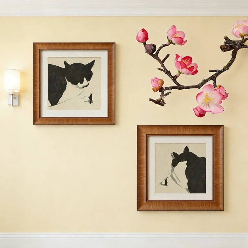 4-14 Inch Solid Wood Photo Frame Sturdy Durable for Home Decoration Conference Collection Holiday Gifts Picture Frame