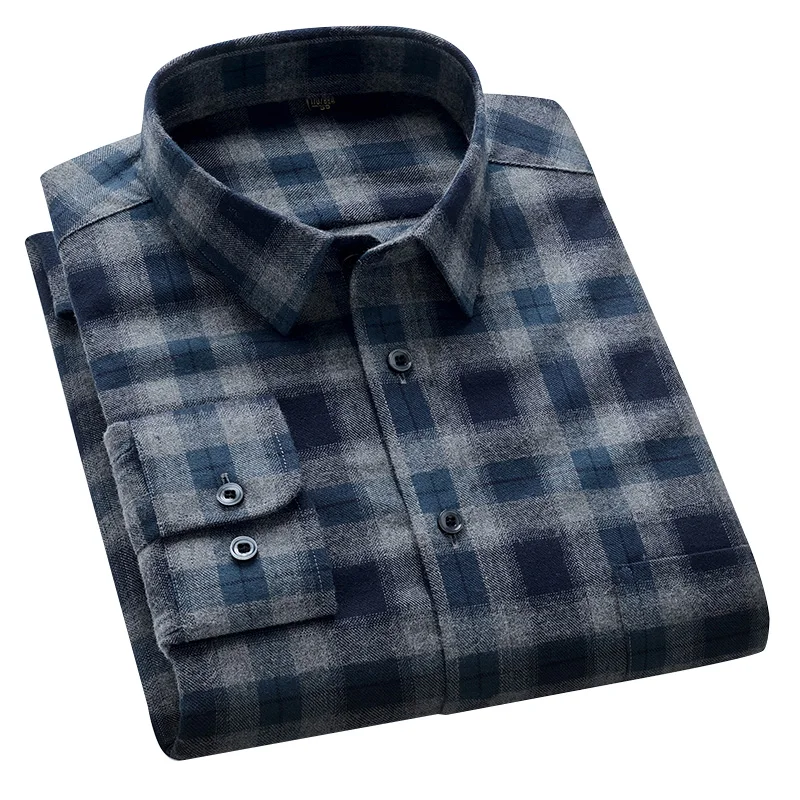 2025 جودة عالية 100% قميص أبيض بحجم ضخم 5xL رجل كم طويل قميص موضة منقوشة فستان مخطط غير رسمي الأعمال العمل الرجال القمصان