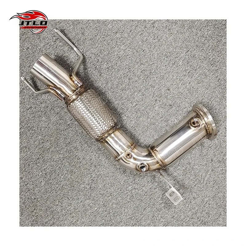 Factory Sell In Stock 304 Stainless Steel Straight Exhaust System Downpipe For BMW B38 118i F40 1.5T
