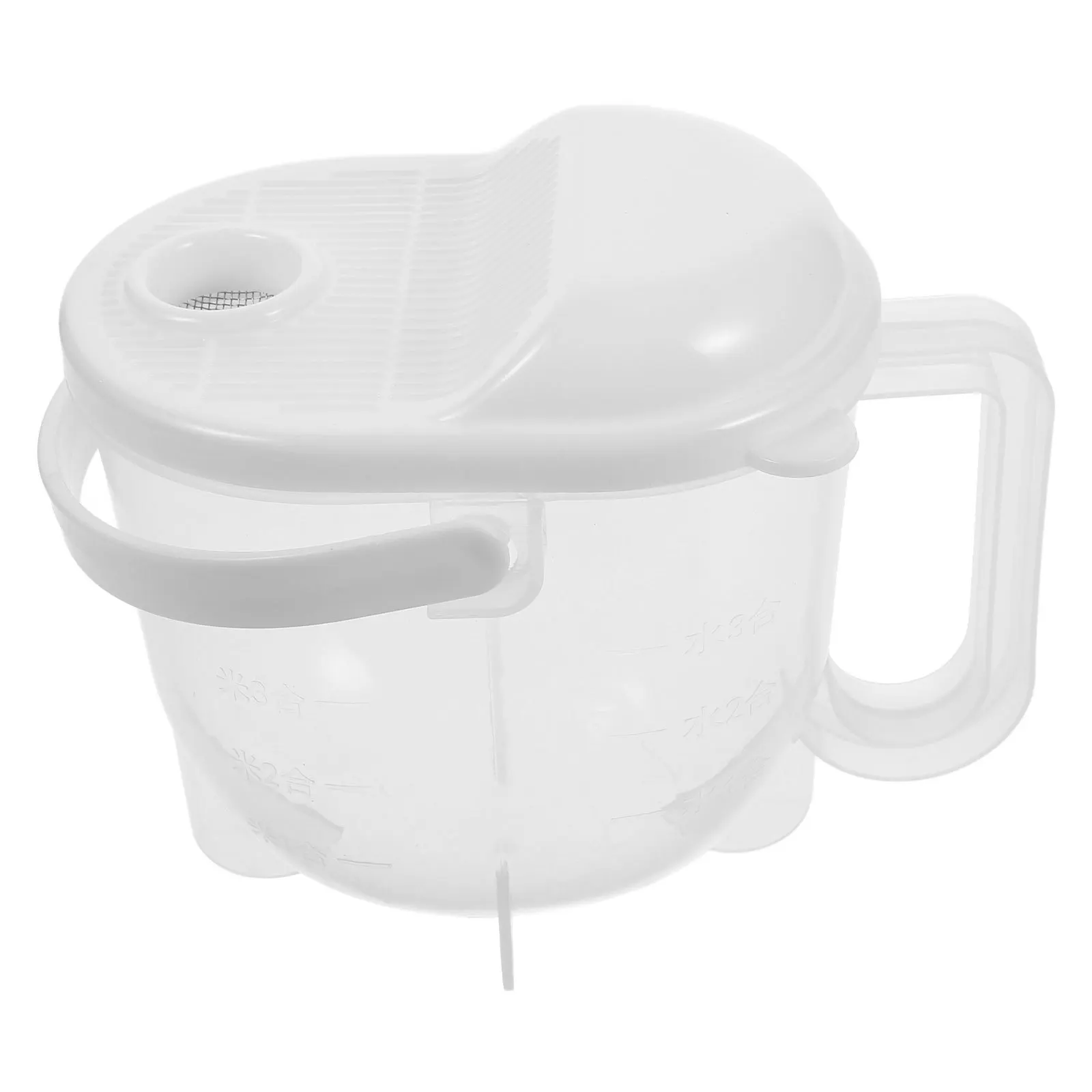 

Creative Manual Rice Washer Strainer Bowl Reusable Plastic Kitchen Tool For Washing Draining Rice Beans Large Capacity