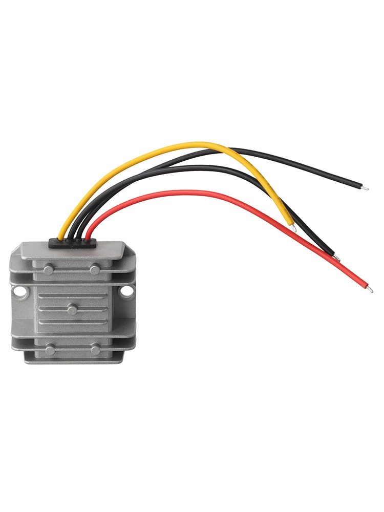 Stepdown Power Transformer DC 24V to 12V 10A Output for Automotive Use Aluminum Housing with Safety Protections