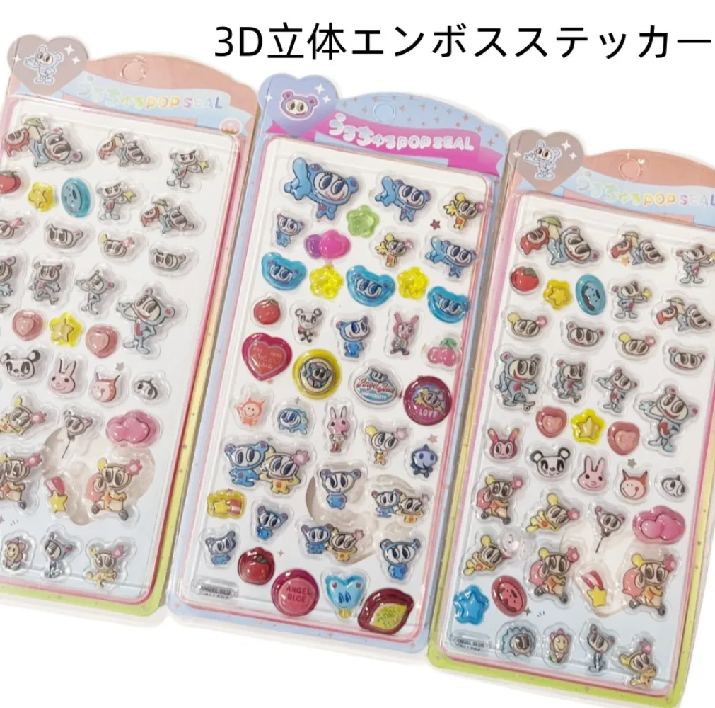 

New Angel Blue 3D Relief Stickers, Little Fairy Decorative Stickers, Phone Cases, Office Desktop Decorations, Student Prizes