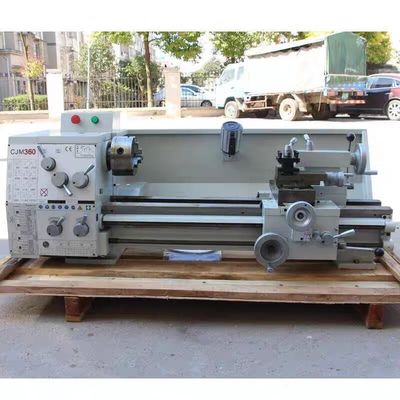 

CJM360 1500w High Precision Metal Manual Lathe Machine for Home Useful With Many Useful Accessories