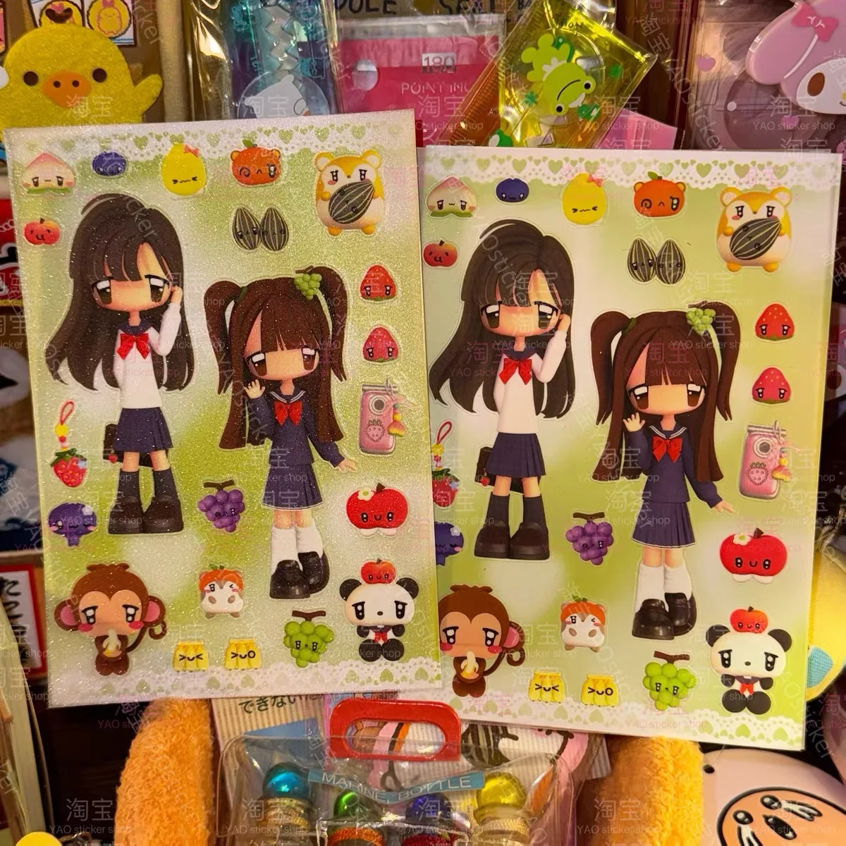 

Наклейки с фруктами