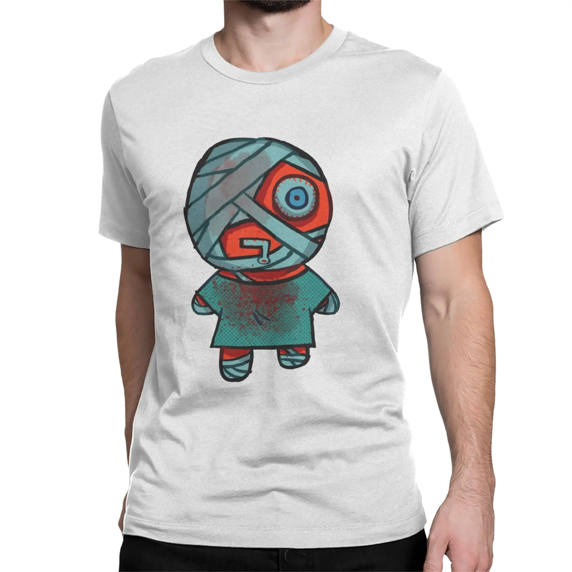 Captain Curly Mouthwashing T-Shirt for Men Women  100% Cotton Tee Shirt Neck Short Sleeve T Shirts Graphic Printed Clothes