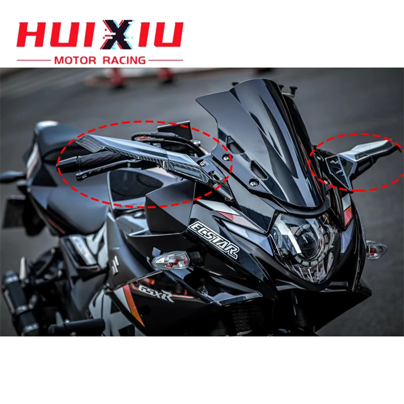 Retrofit mirrors wind wing adjustable rotating side mirror turn signal for the new Suzuki GSX250R GSXR250 GSXR125 GSXR150