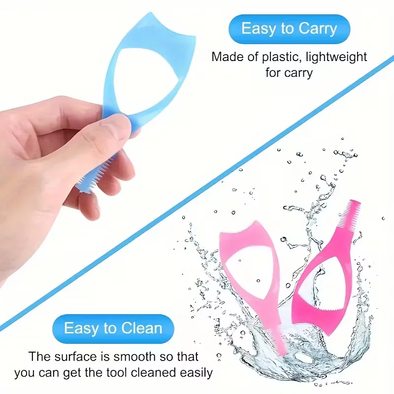 Scudo e applicatore per mascara 3 in 1, previene macchie per un'applicazione impeccabile delle ciglia superiori/inferiche