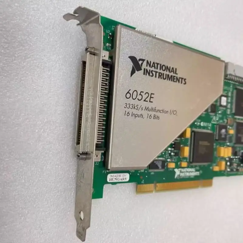 Second hand PCI-6052E 333 kS/s 16 channel data acquisition card tested OK and shipped quickly