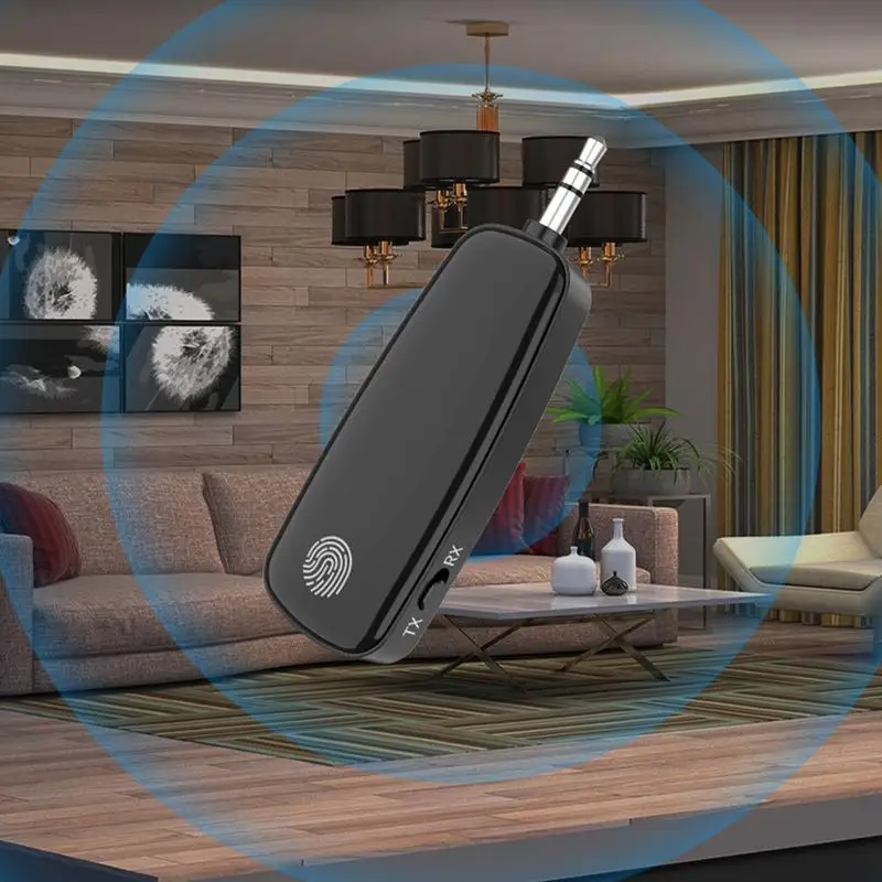 Wireless Audio Adapter For Car 3.5mm Audio Jack Receiver AptX Adaptive HD Audio Car Accessories For Tablets Wireless Headphones