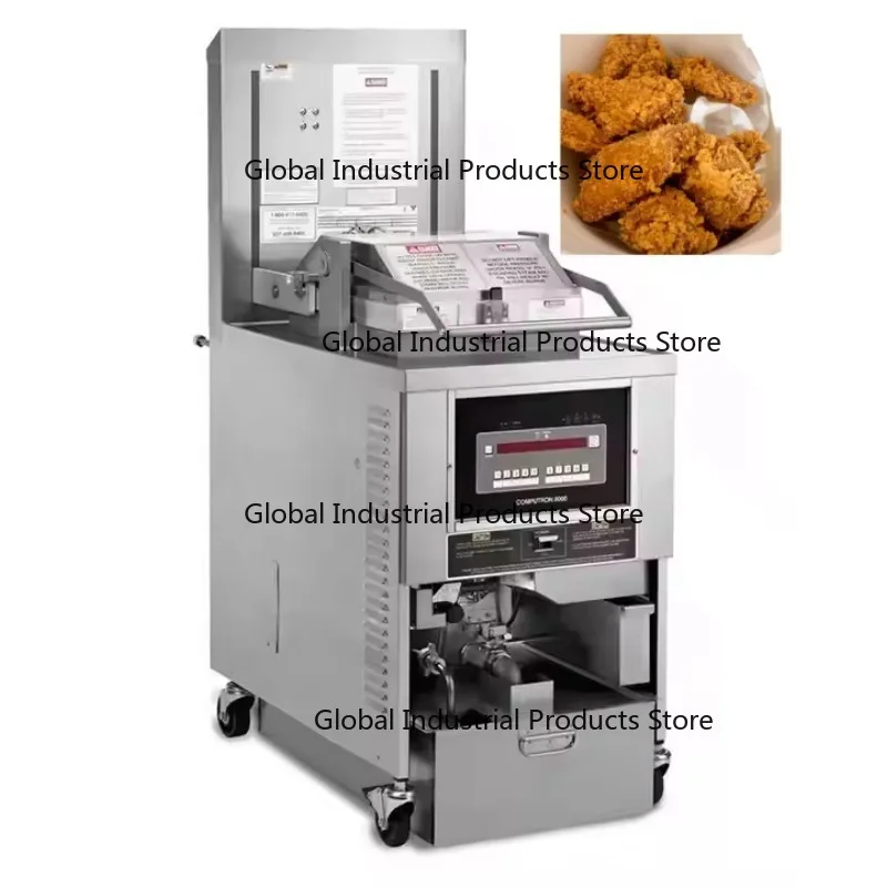 Commercial Henny Penny 8-Head Automatic Pressure Fryer High Quality CE Certified for Fried Chicken Shops Lifting Feature