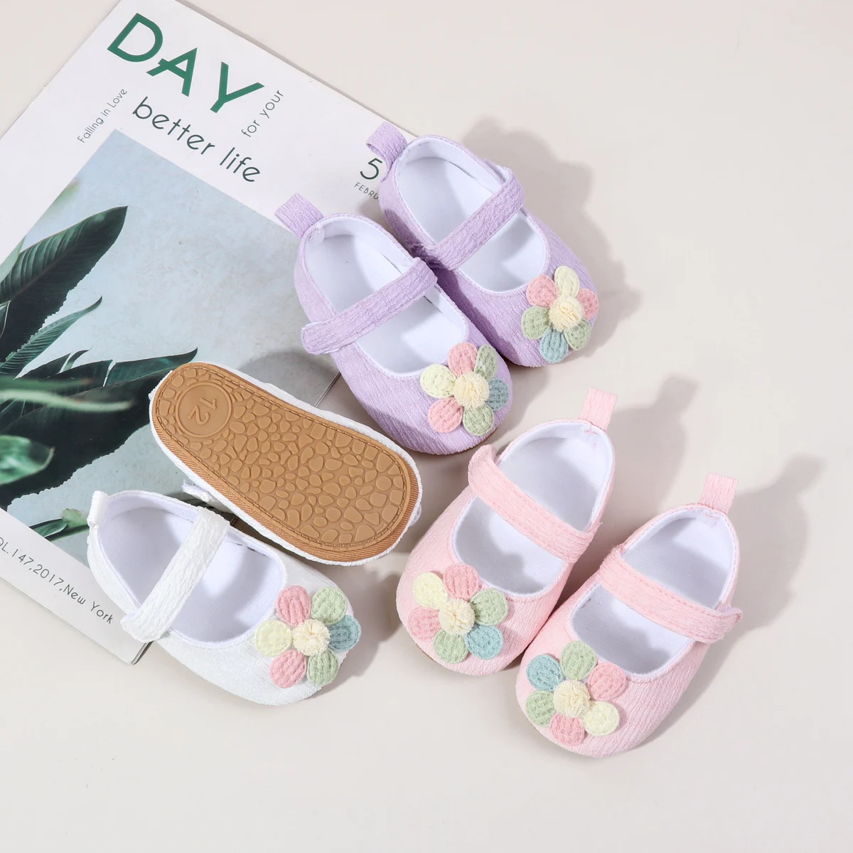 

0-18M Baby Girls Cotton Shoes Retro Spring Autumn Toddlers Prewalkers Cotton Shoes Infant Soft Bottom First Walkers