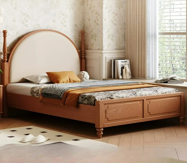 Customizable Second Bedroom Bed Solid Wood Trailer Small Unit Mother and Child Bed Storage 1.2 meters Small Single