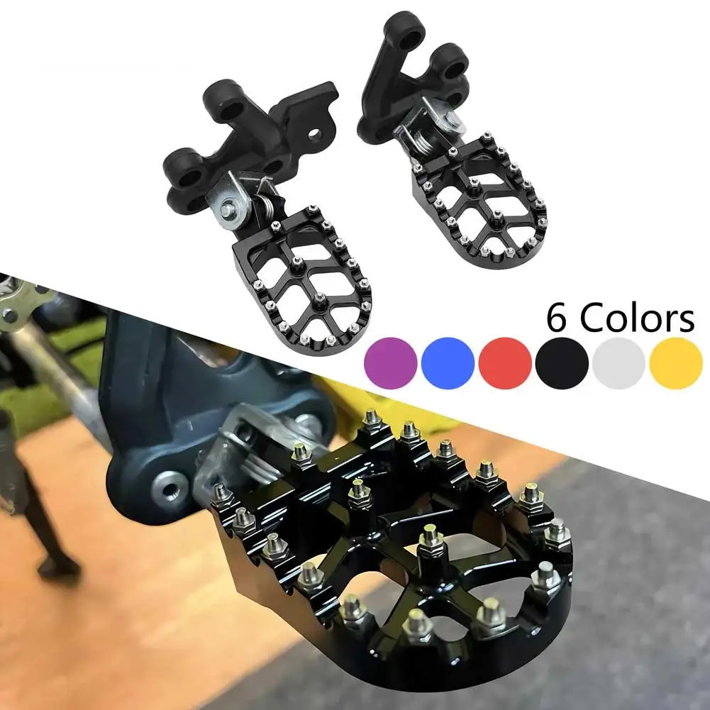 

1pair Footpegs Bracket Pedals Foot Pegs Motorcycle Footpeg Mounts For SurRon For Light For Bee X/S Electric Bikes Motorcycle