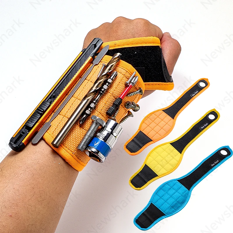 Portable Magnetic Wristband Tool Kit Strong Magnetic Wristband Tool Strap with lights, Repair Accessories