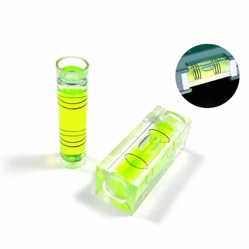 Mini Square Bubble Level Protractor Small Spirit High Precision Level Cylinder Level Horizontal Bead Level Bubble