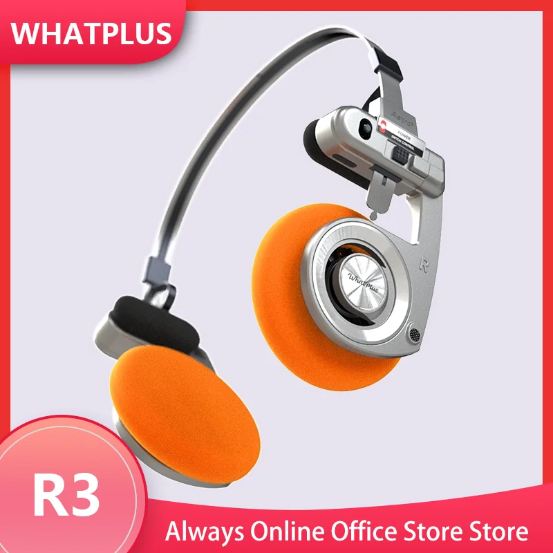 

Whatplus Retro R3 Bluetooth Wireless In-Ear Headphones Hifi Wireless Noise Reduction Headphones Foldable Portable Pc Gamer Gift