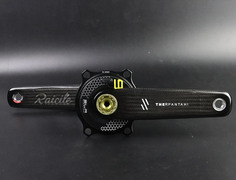 RPANTAHI Rennrad Carbonfaser-Kurbelgarnitur SLR Leistungsmesser Fahrrad-Kettenblattklemme Intelligente Fahrpräzision – Detail 20