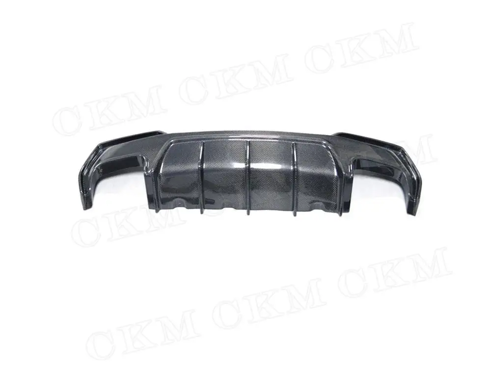 Carbon Fiber Car Rear Bumper Lip Diffuser FRP Unpainted Black Extension Covers For BMW 4 Series G22 G23 2020 UP