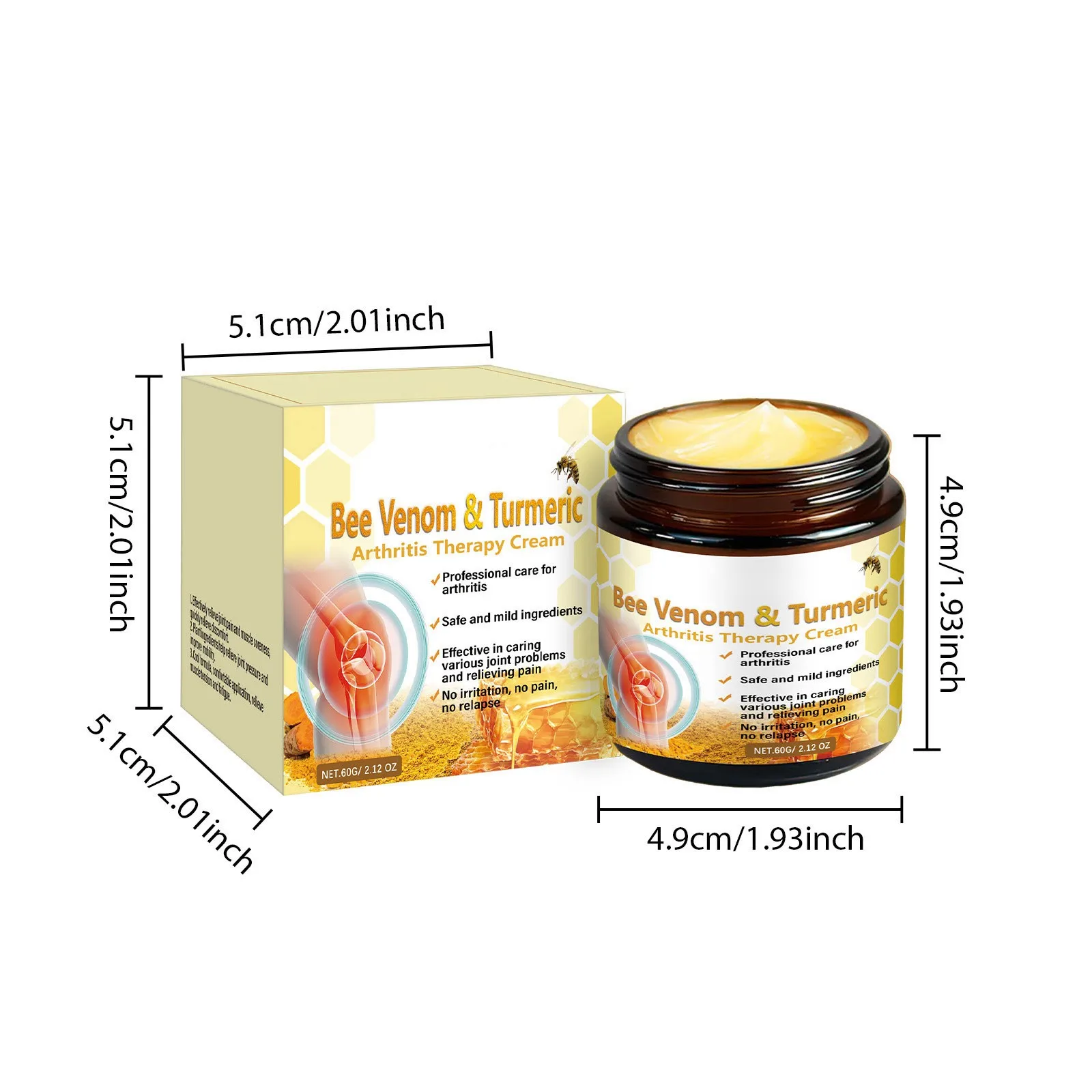 Joint Relief Cream, Gentle Care Nourishes Joints And Soothes Hands And Feet Joint Discomfort Massage Cream