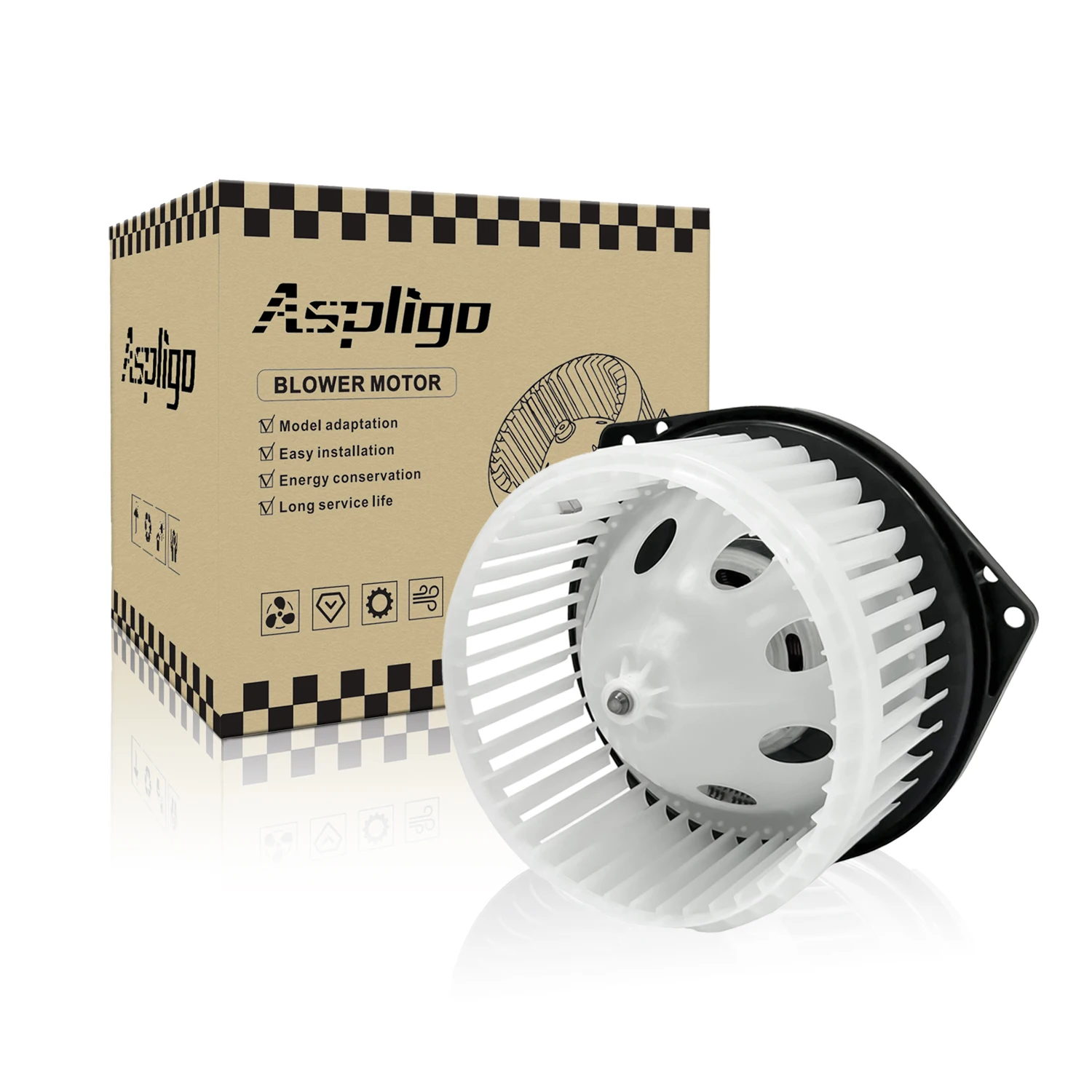 Aspligo-Ar Condicionado AC Aquecedor Blower Motor com gaiola de ventilador, INFINITI EX35 EX37 FX35 FX37 FX50 G25 G35 G37 JX35 M35 M45 Q50