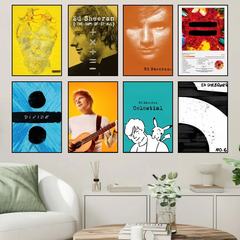 

Singer E-Ed Cool S-Sheeran Poster Home Prints Wall Painting Bedroom Living Room Decoration Office