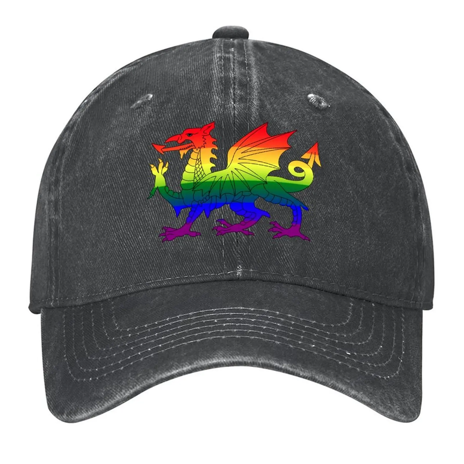 

Wales Pride Flag, Baner Balchder Cymru, Welsh, Cymraeg Baseball Cap Icon Hat Baseball Cap Golf For Women Men's