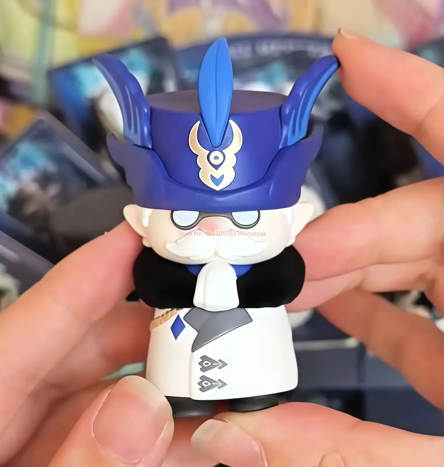 Mihoyo Genshin Impact Fatui Harbinger Q Version Serie Blind Box Desktop Mini Puppe Modell Spielzeug Trend Dekoration Überraschung Geschenke – Detail 17