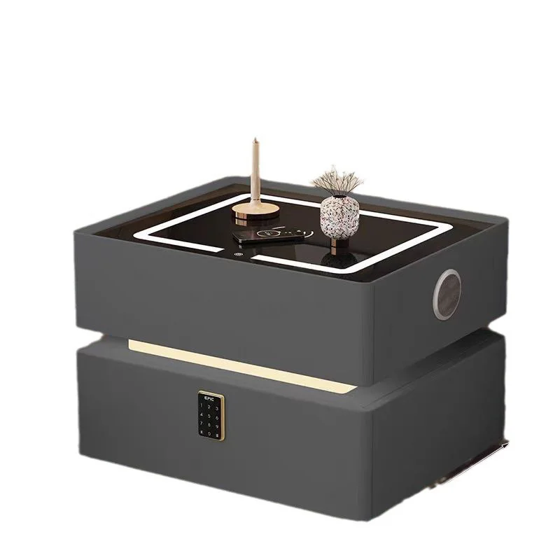 

Лидер продаж, мебель для спальни, умная тумбочка с динамиком, тумбочка-органайзер, современная серая тумбочка с зарядной станцией