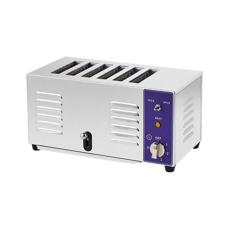 Stainless steel luxury thickened toaster toast machine, roujiamo heater