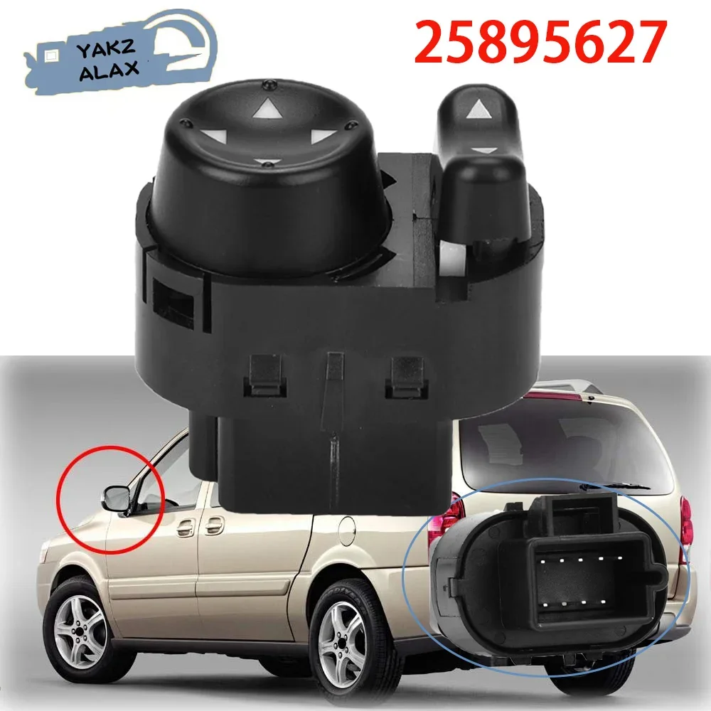 25895627   Interruptor de espejo delantero del conductor lado izquierdo para Chevrolet Uplander Buick Terraza Pontiac Montana Saturn relé accesorios de coche