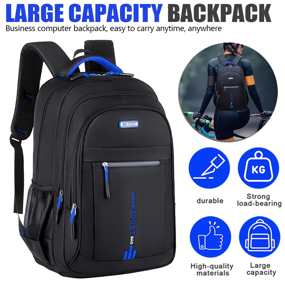 Sac à dos de grande capacité, conception ergonomique, ultra-léger, pour l'école, le travail, les voyages, les déplacements professionnels