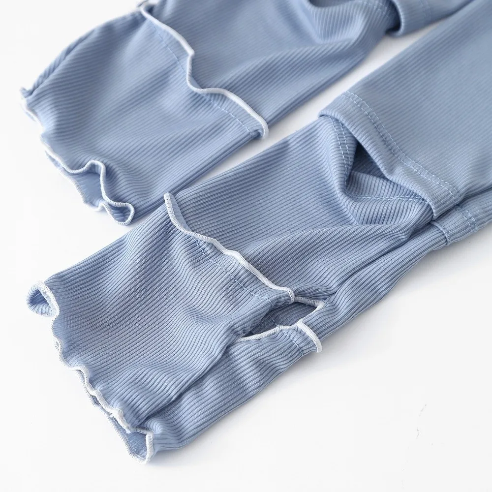 Fashion Ruffles Arm Sleeves Solid Color Large Size Cooling Arm Cover UV Protection Breathable Flared Arm Sleeves Outdoor Sports