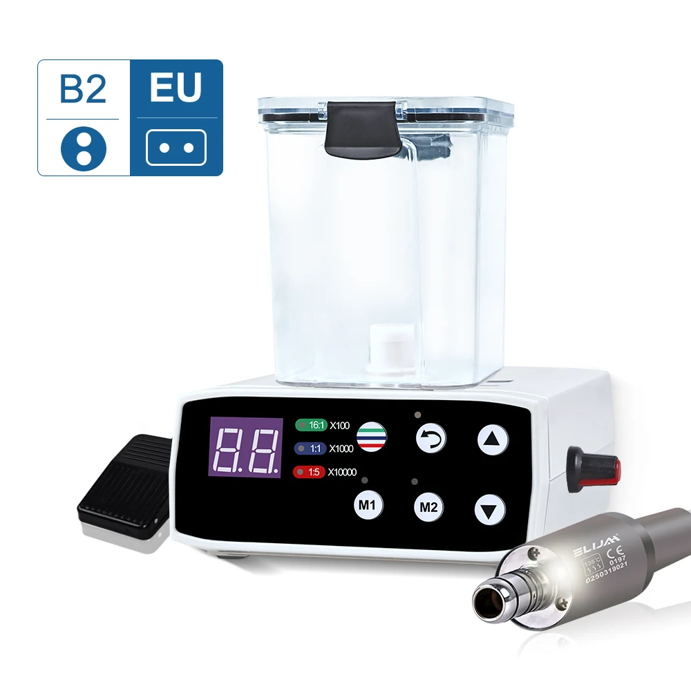 Tandheelkundige Borstelloze Elektrische Micromotor LED Micromotor Werk met 1:1/1:5 Glasvezel E-type Contra Hoek Handstuk Tandarts Gereedschap