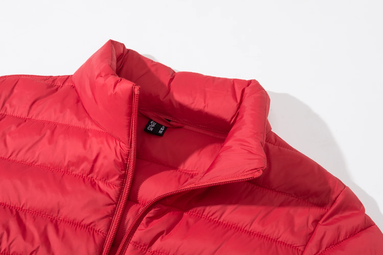 TACVASEN Winter Quilted Puffer Jackets Womens Lightweight Stand Collar Full Zip Up Down Coat Windproof 4 Pockets Thermal Outwear