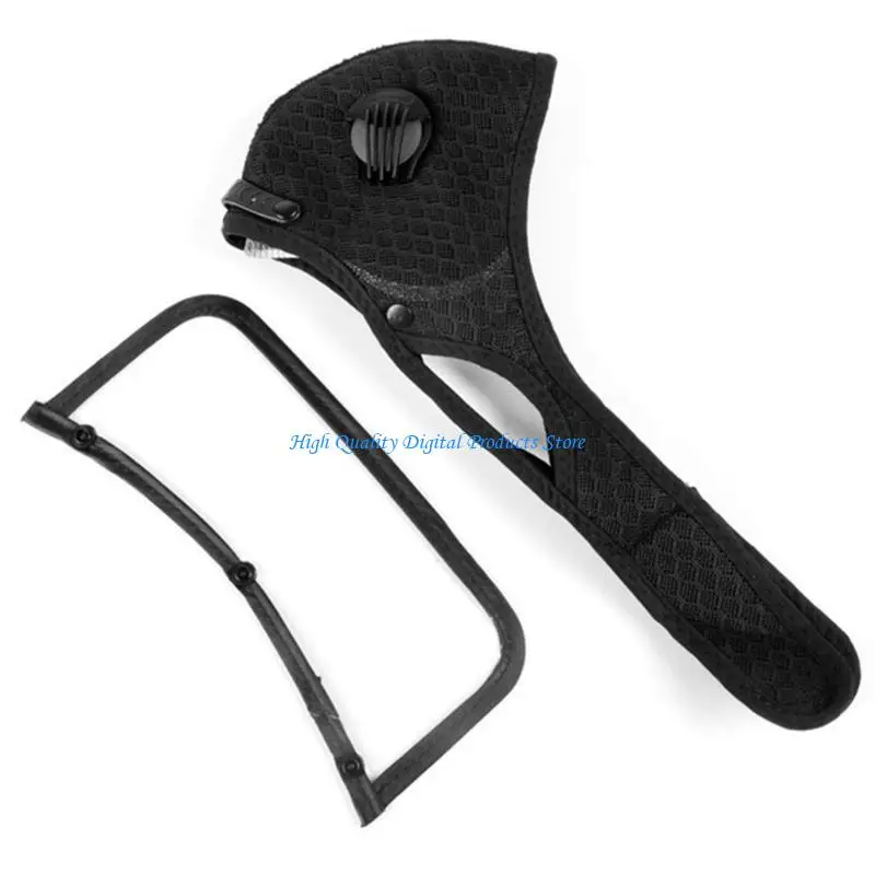 필터 야외 또는 실내 사용 검은 세탁 가능 재사용 가능한 U2JE 스포츠 페이스 마스크